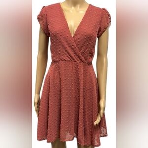Altar'd State faux wrap mini dress